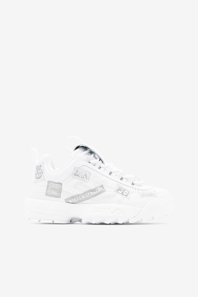 Fila Disruptor 2 110th Year Anniversary White Sneakers Womens - NZ 12694-ZUNE